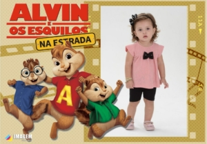 moldura alvin esquilos